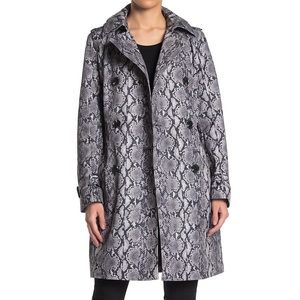 Michael Kors Trench Coat in Python